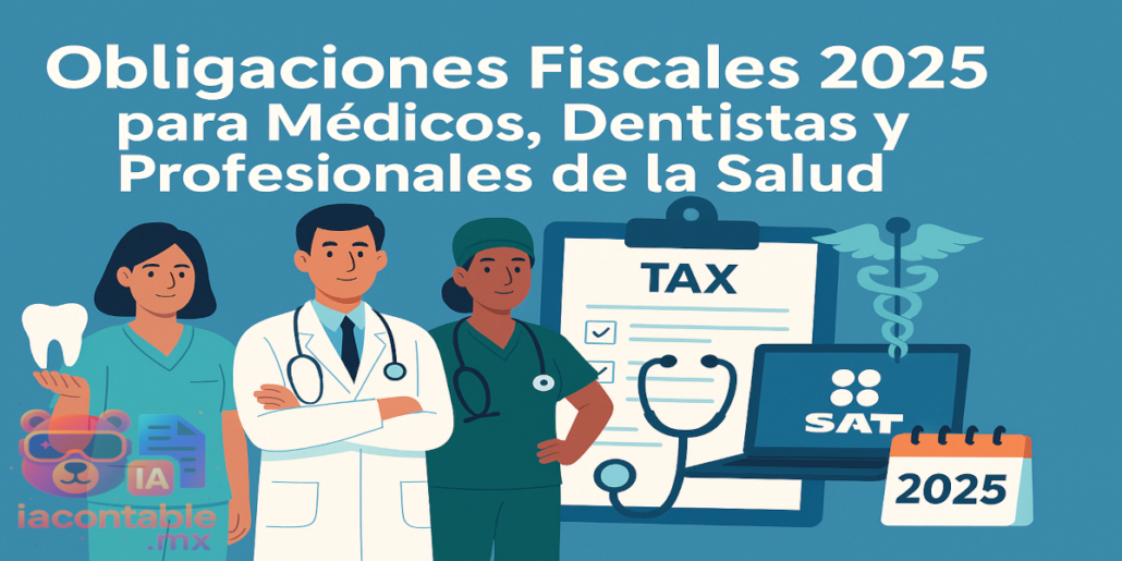 Obligaciones Fiscales 2025 Medicos Dentistas y Profesionales