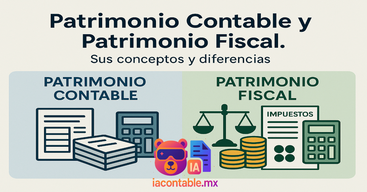 Patrimonio contable y Patrimonio Fiscal diferencias