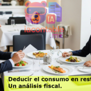 deducir comida restaurante clientes