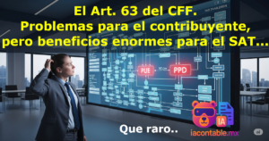 art 63 cff cfdi sat ppd pue