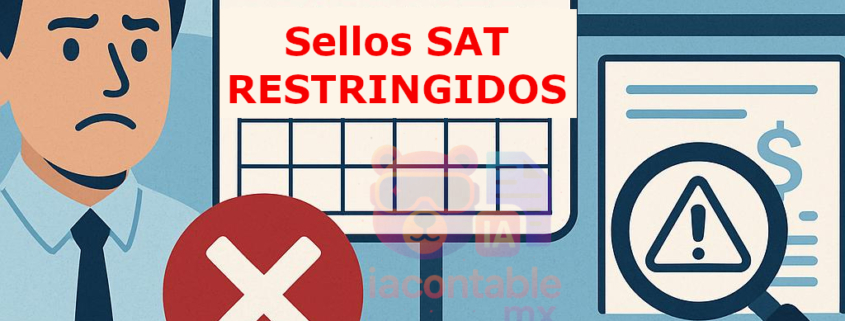 RESTRICCION SELLOS SAT 2026