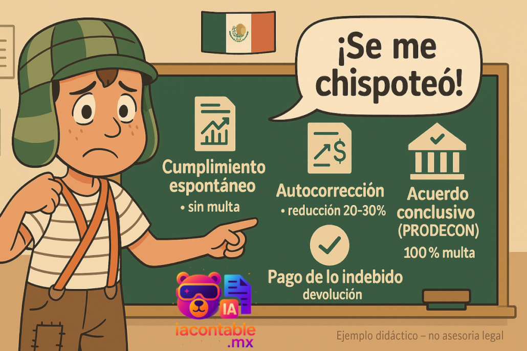 derecho equivocarse impuestos sat 1200