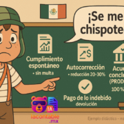 derecho equivocarse impuestos sat 1200