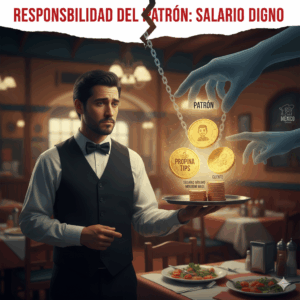 propina salario digno patron evasion