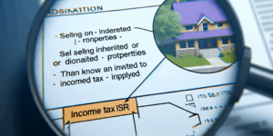 Venta de inmuebles heredados o donados: ¿cómo funciona el ISR? realistic photo of, award winning photograph, 50mm Resolution: 1080p (1920x1080).