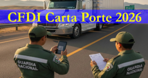 cfdi complemento carta porte 2026