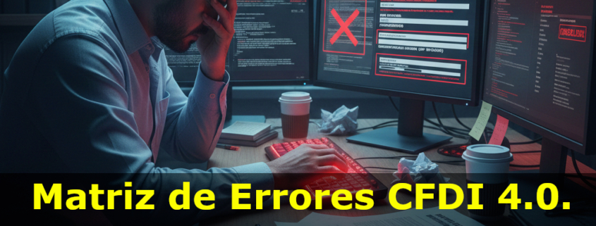 lista errores cfdi soluciones