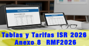 tablas isr 2026 rmf