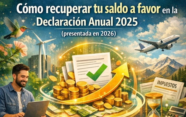Cómo recuperar tu saldo a favor en la Declaración Anual 2025 (presentada en 2026).