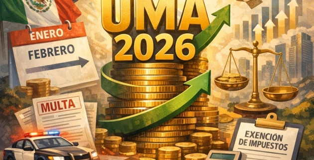El nuevo valor de la UMA 2026: Se anuncia en enero pero entra en vigor en febrero. ¿Cómo suben las multas y los topes de exención de impuestos?