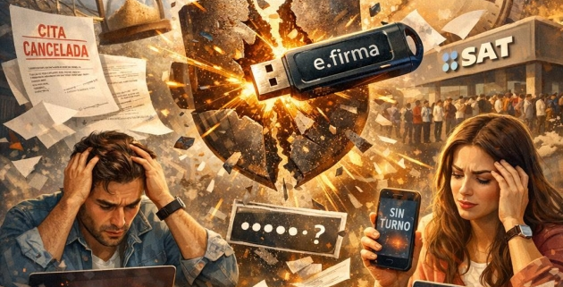 ¿Perdiste tu e.firma o contraseña? El caos de las citas en el SAT este abril y cómo sobrevivir.