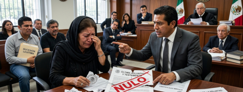 testamento nulo no es duenno de bienes