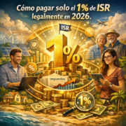 Cómo pagar solo el 1% de ISR legalmente en 2026.