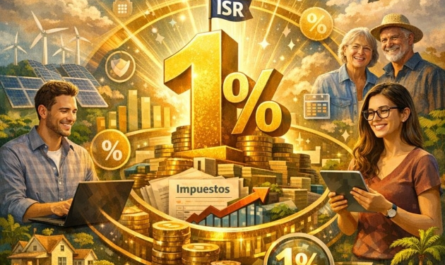 Cómo pagar solo el 1% de ISR legalmente en 2026.