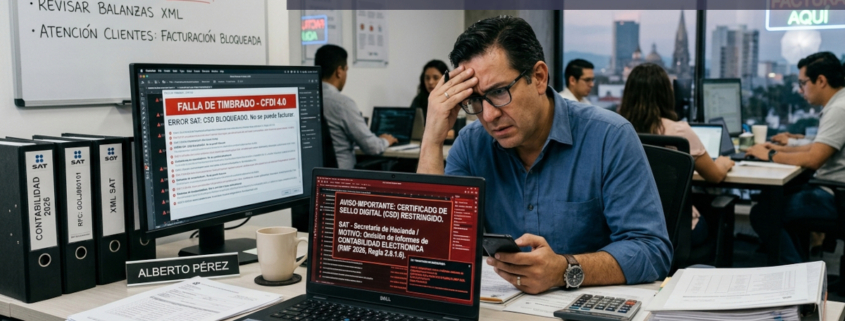 Contabilidad Electronica en 2026 El SAT y la Restriccion Automatizada de Sellos Digitales