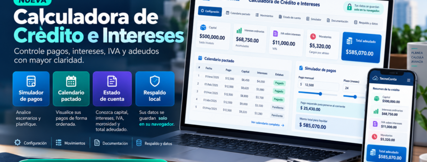 calculadora gratis prestamos mutuo interes
